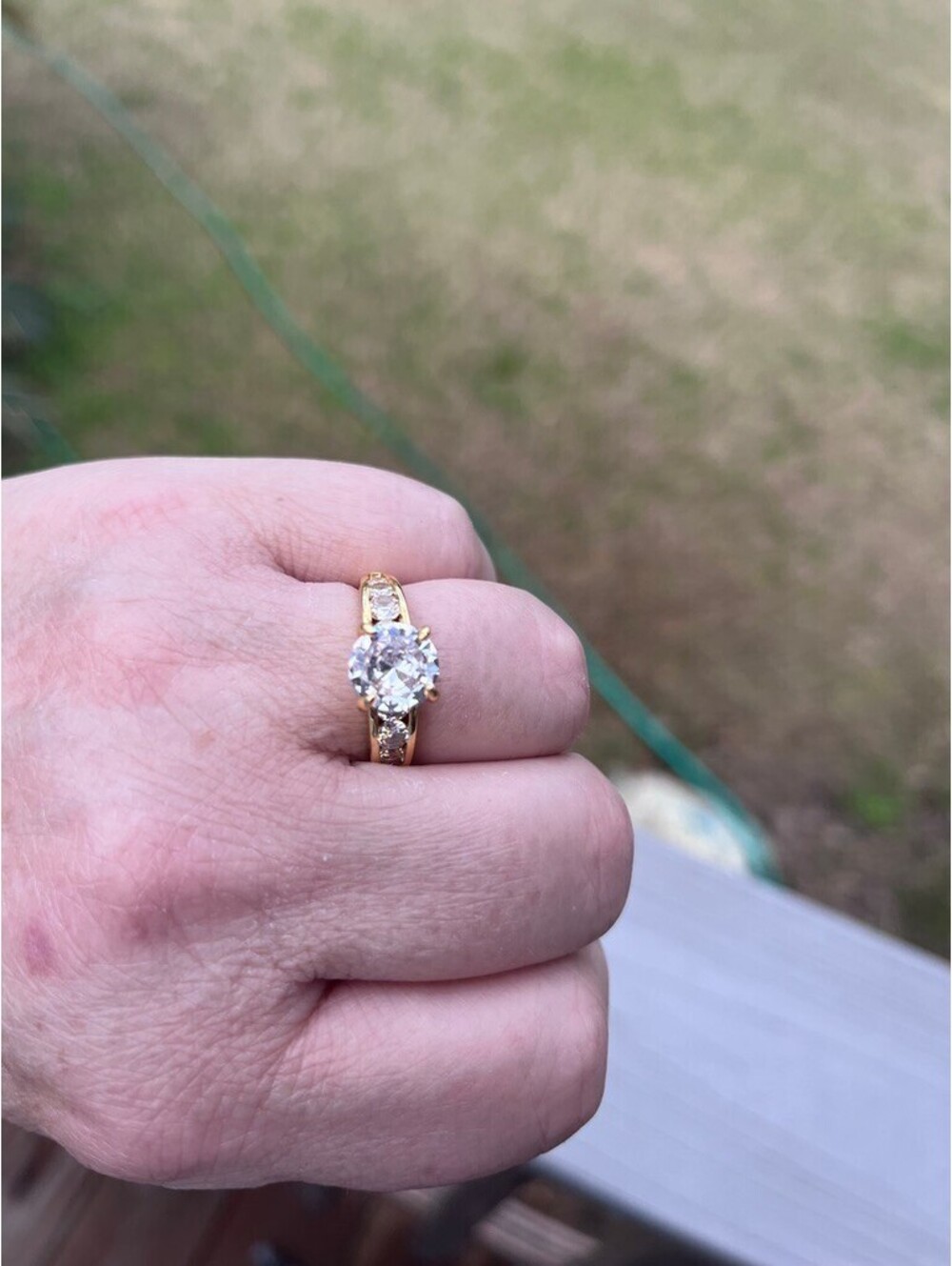 Fashion ring sz 10 (does not include wedding band)